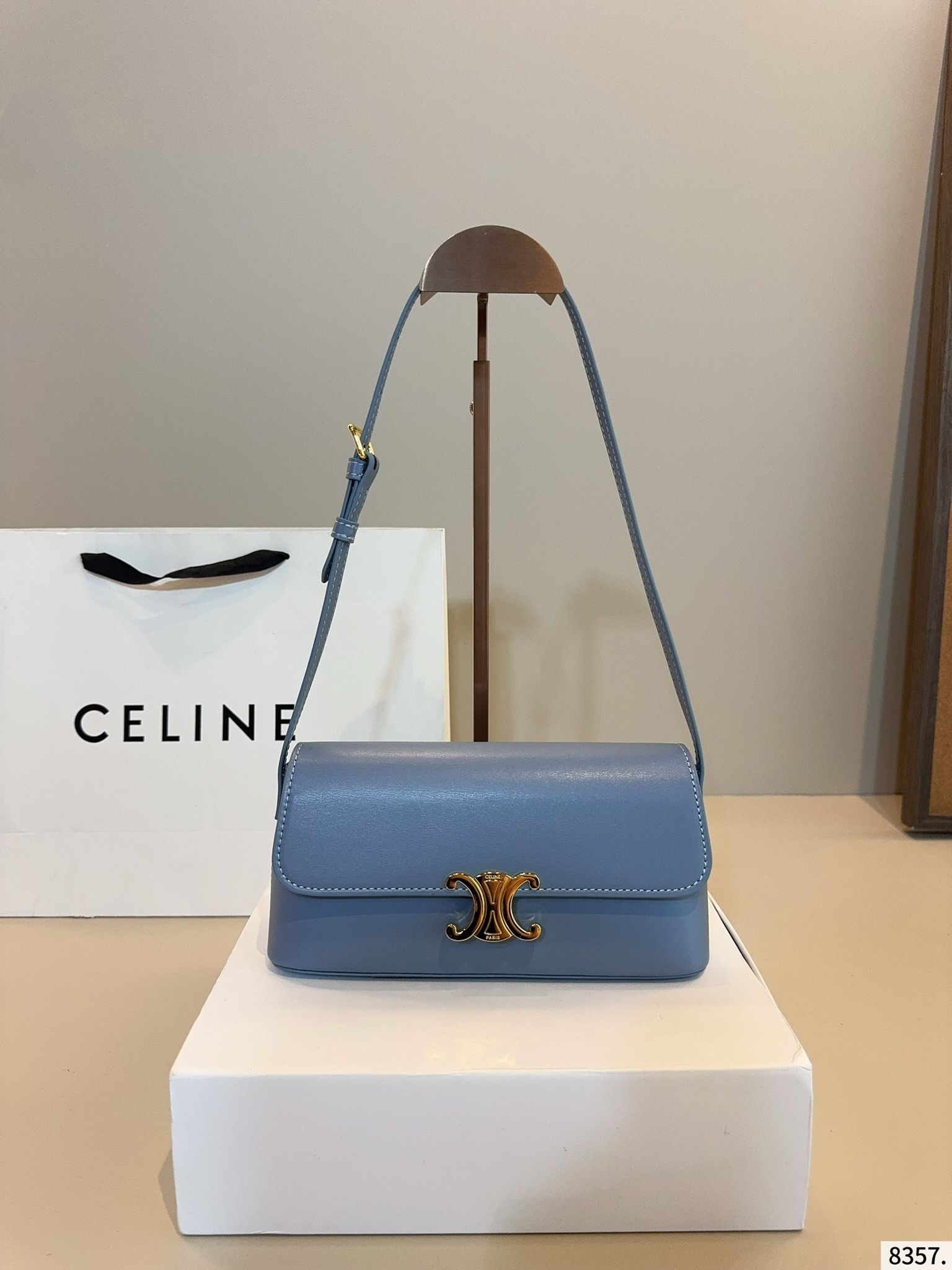 【CELINE公式旗艦店】セリーヌ 凱旋門 ショルダーバッグ-BRAND OFF
