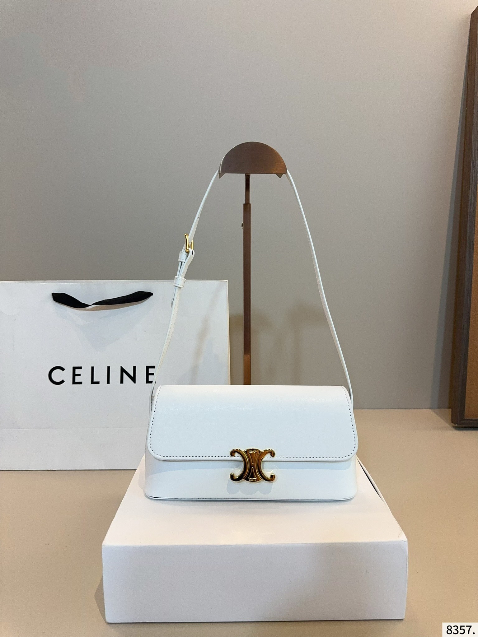 【CELINE公式旗艦店】セリーヌ 凱旋門 ショルダーバッグ-BRAND OFF