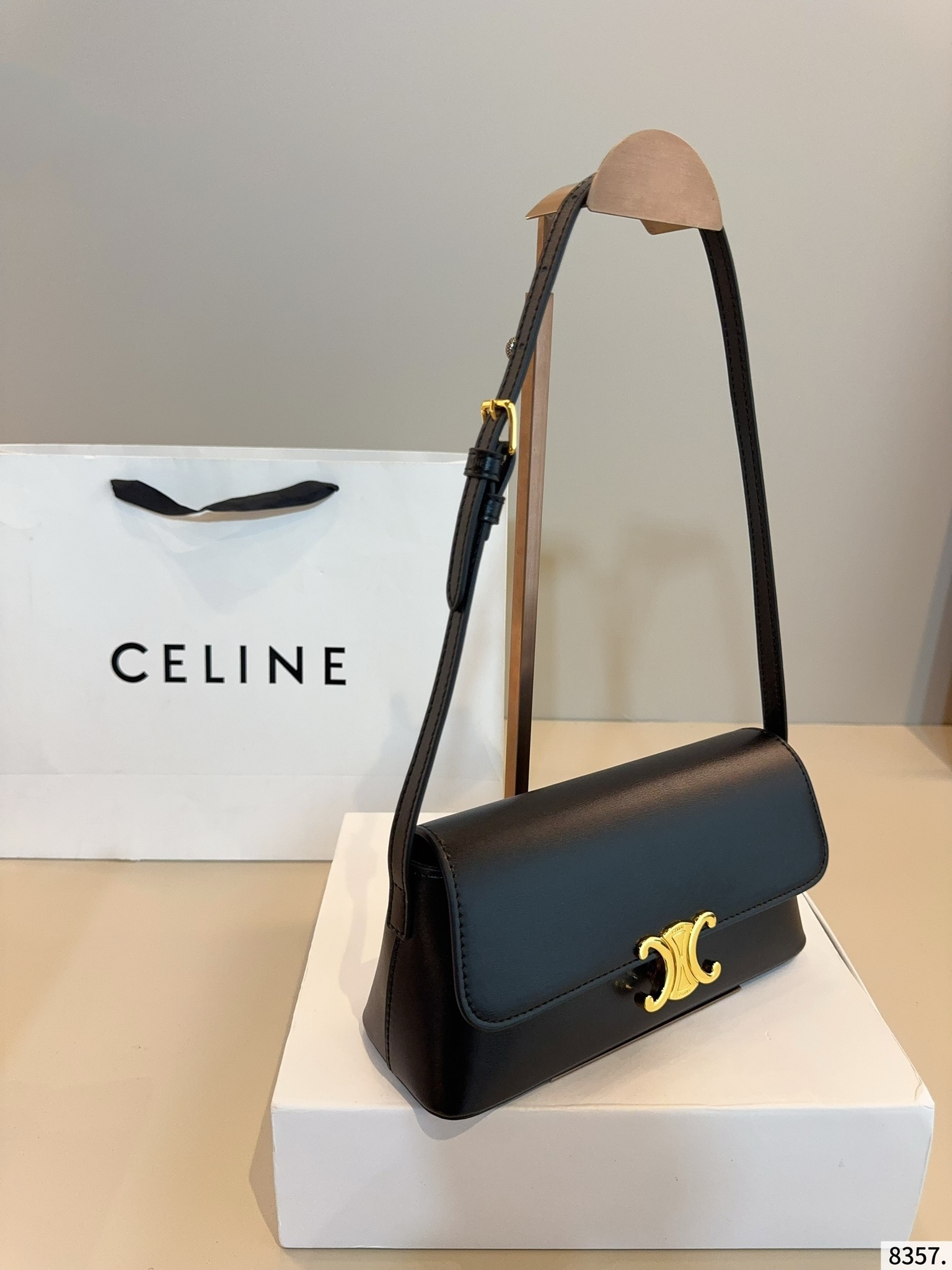 【CELINE公式旗艦店】セリーヌ 凱旋門 ショルダーバッグ-BRAND OFF