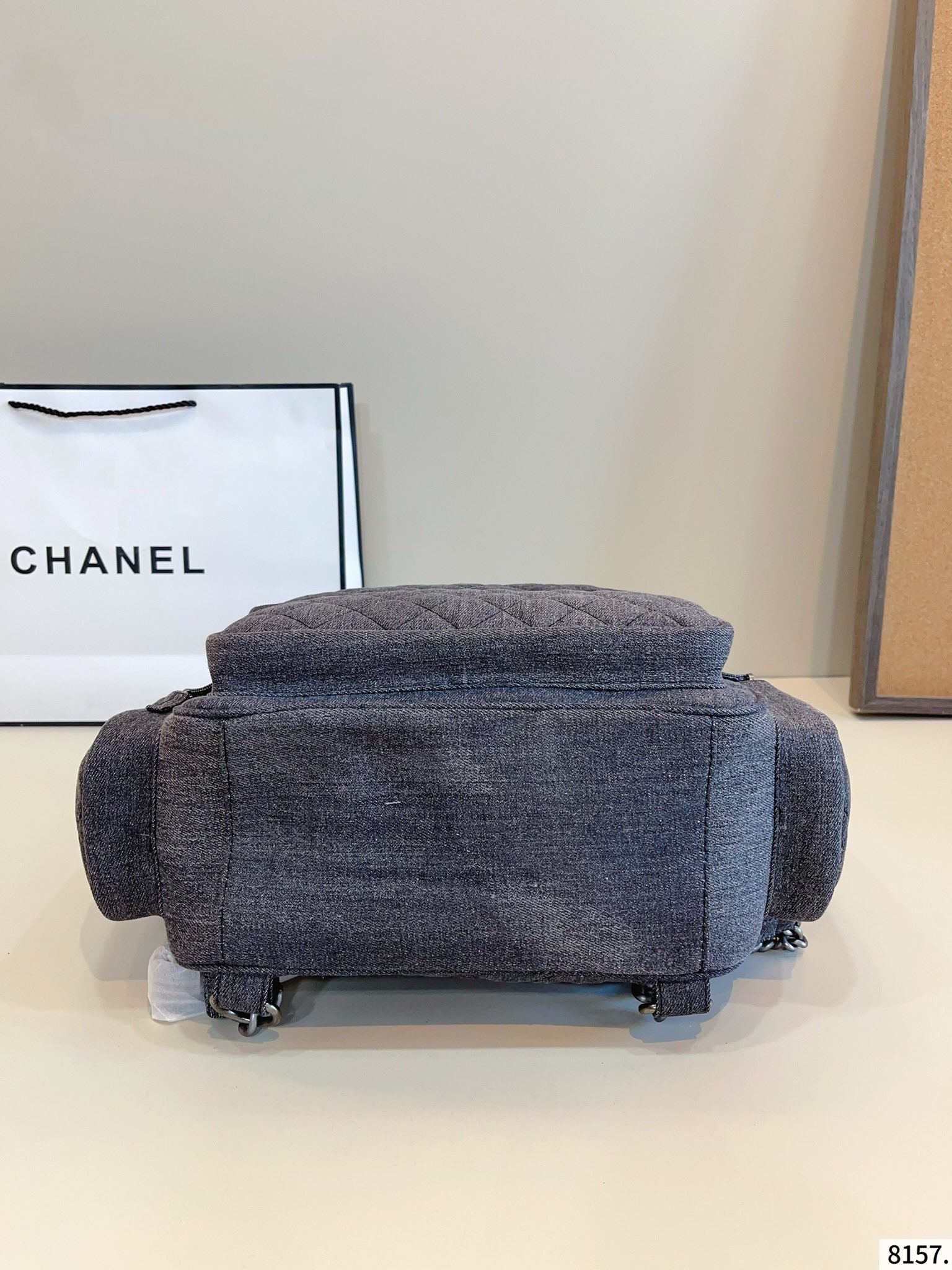 【CHANEL公式旗艦店】シャネル デニムのバックパック 27*12*29cm-BRAND OFF