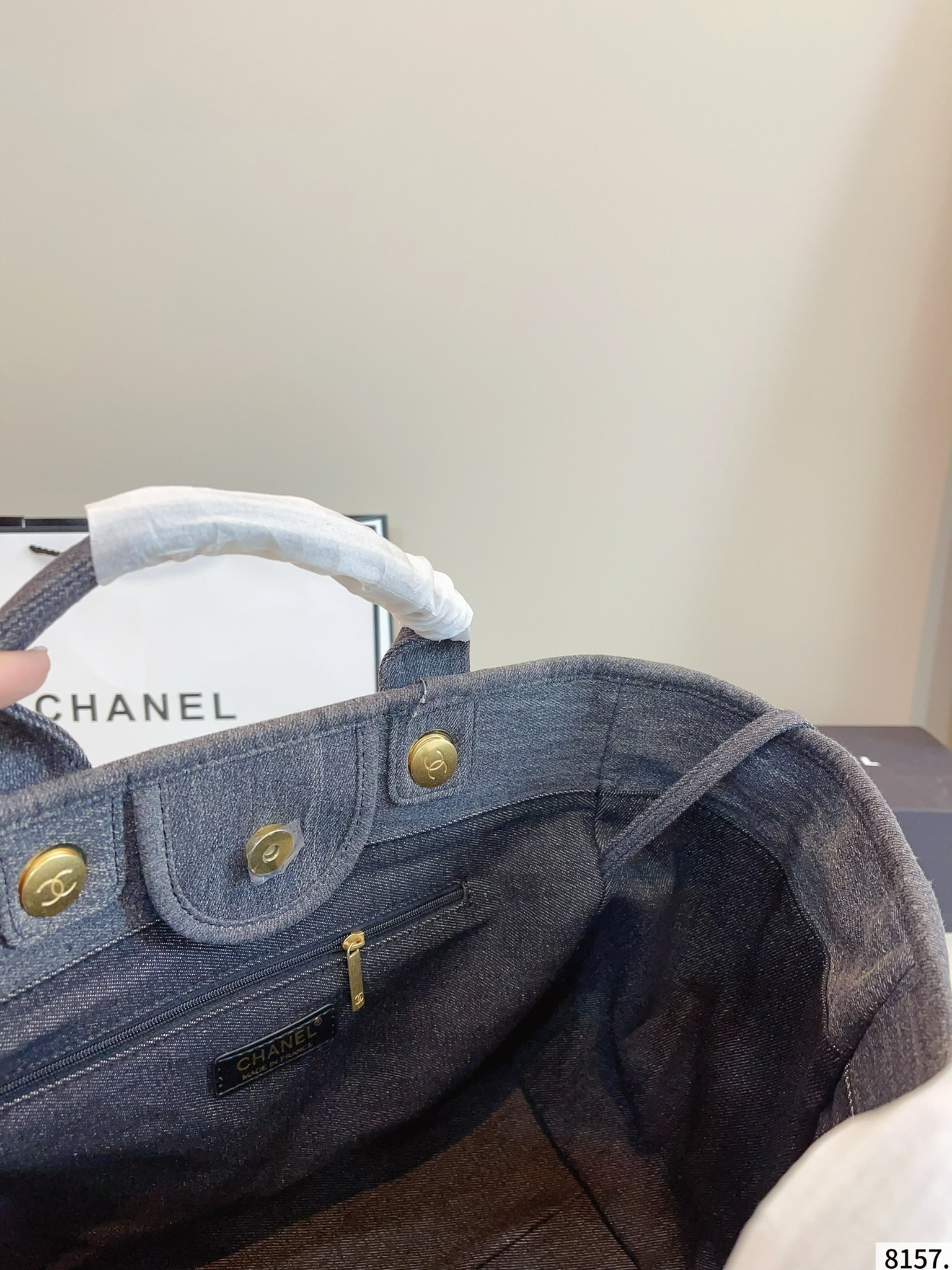 【CHANEL公式旗艦店】シャネル デニムバッグ ハンドバッグ★人気商品★-BRAND OFF
