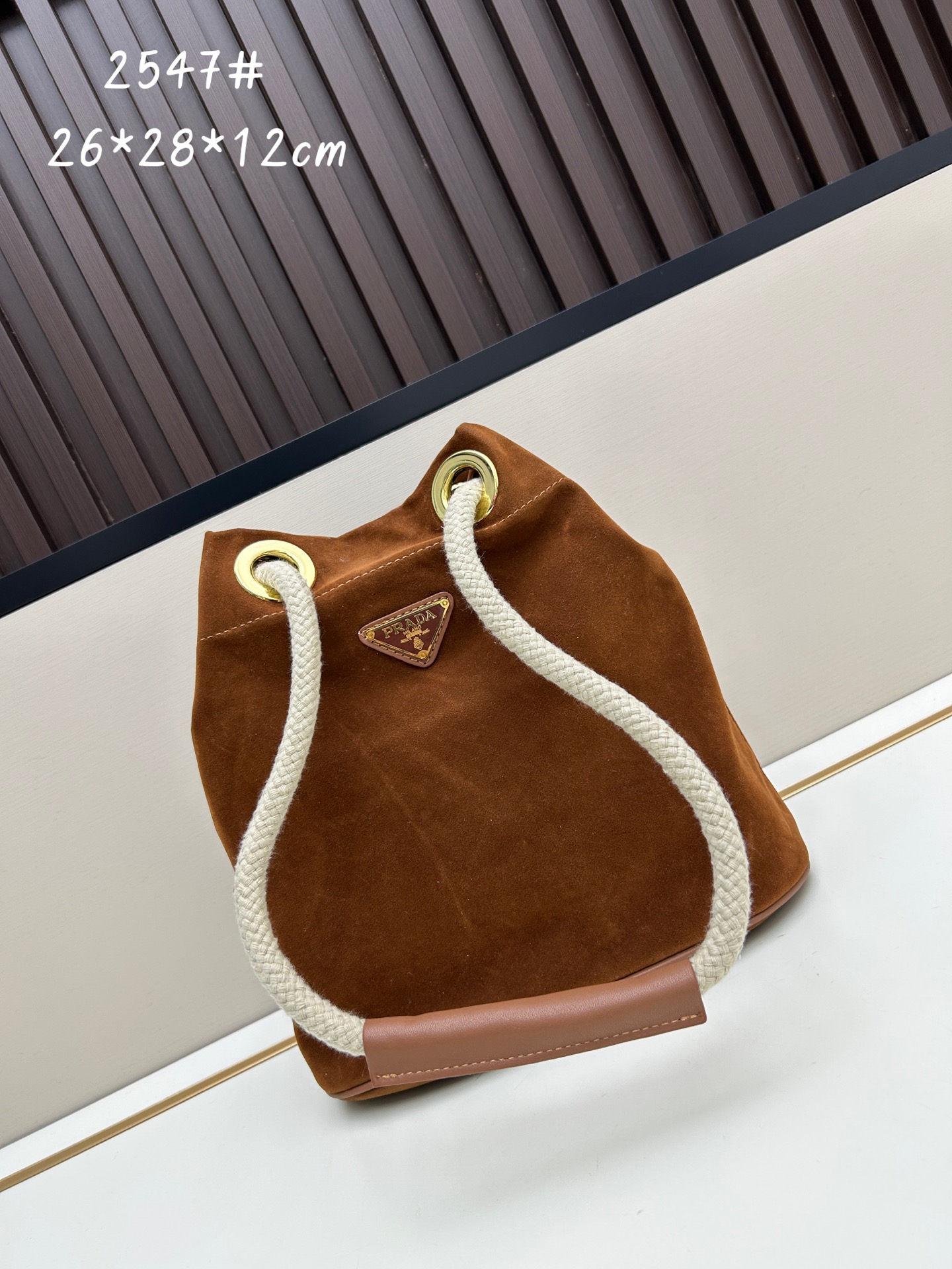 【PRADA公式旗艦店】プラダ Mariner バケットバッグ 2547-BRAND OFF