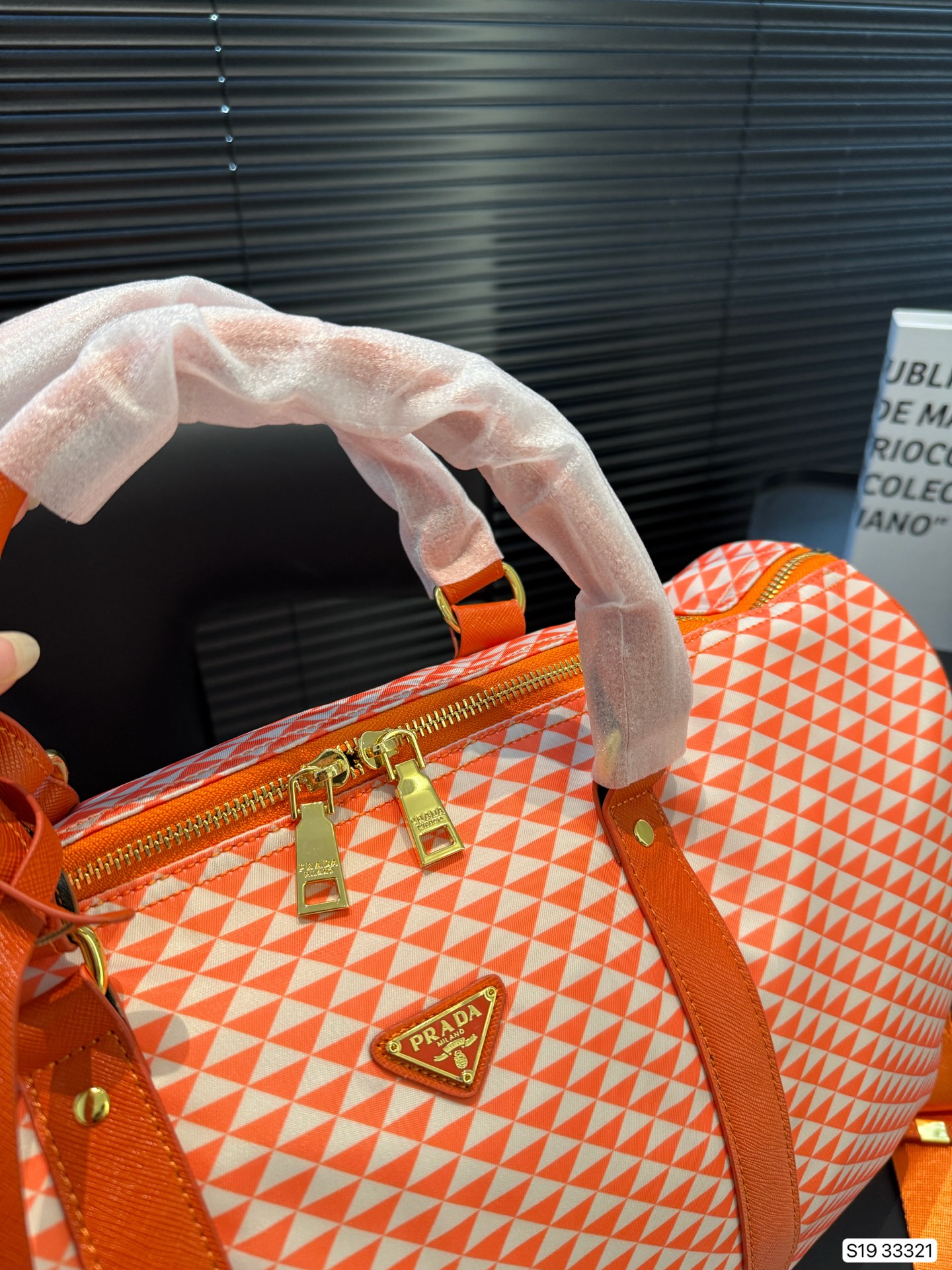 【PRADA公式旗艦店】プラダ 旅行バッグトラベルバッグ 33321-BRAND OFF