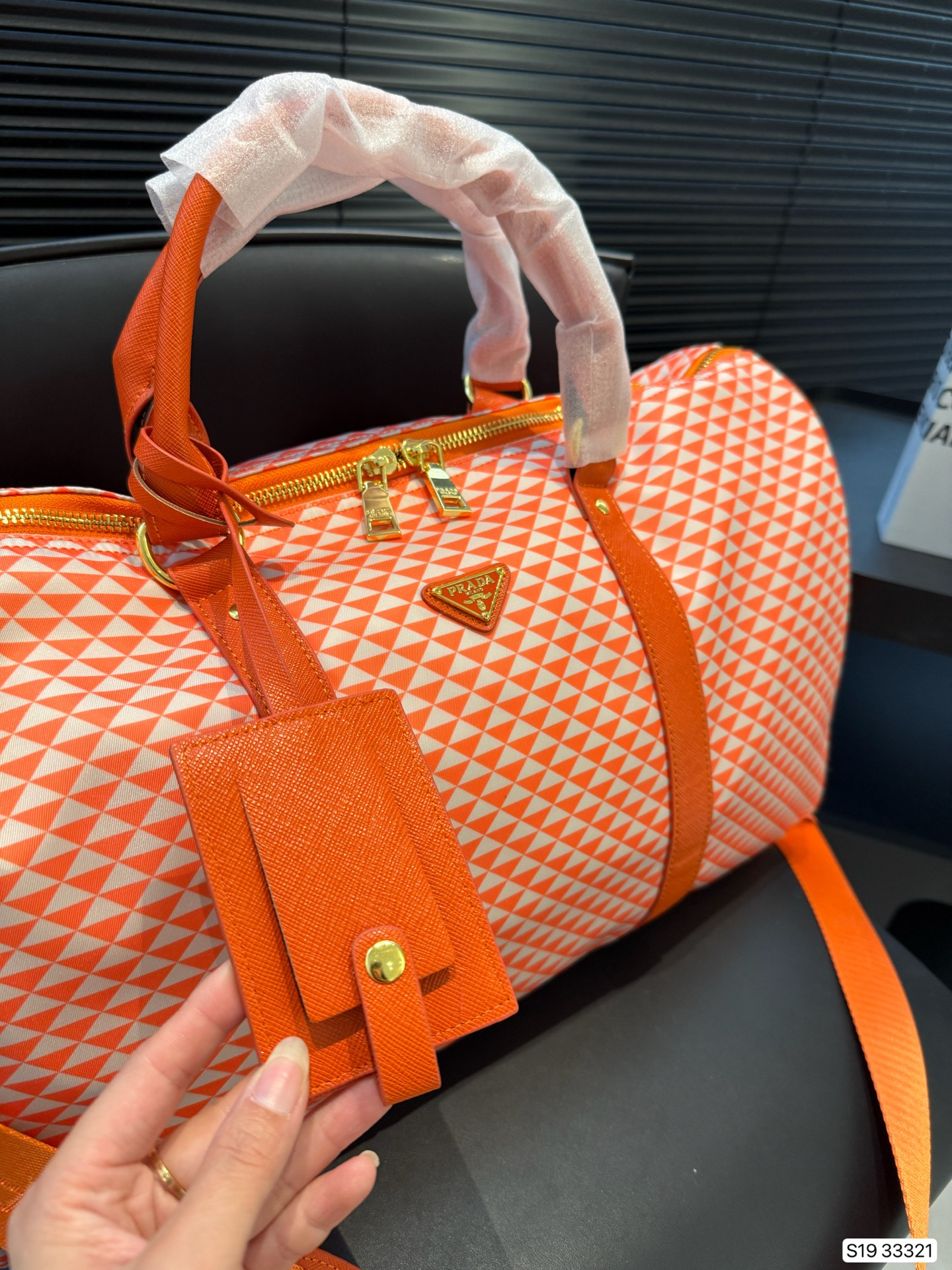 【PRADA公式旗艦店】プラダ 旅行バッグトラベルバッグ 33321-BRAND OFF