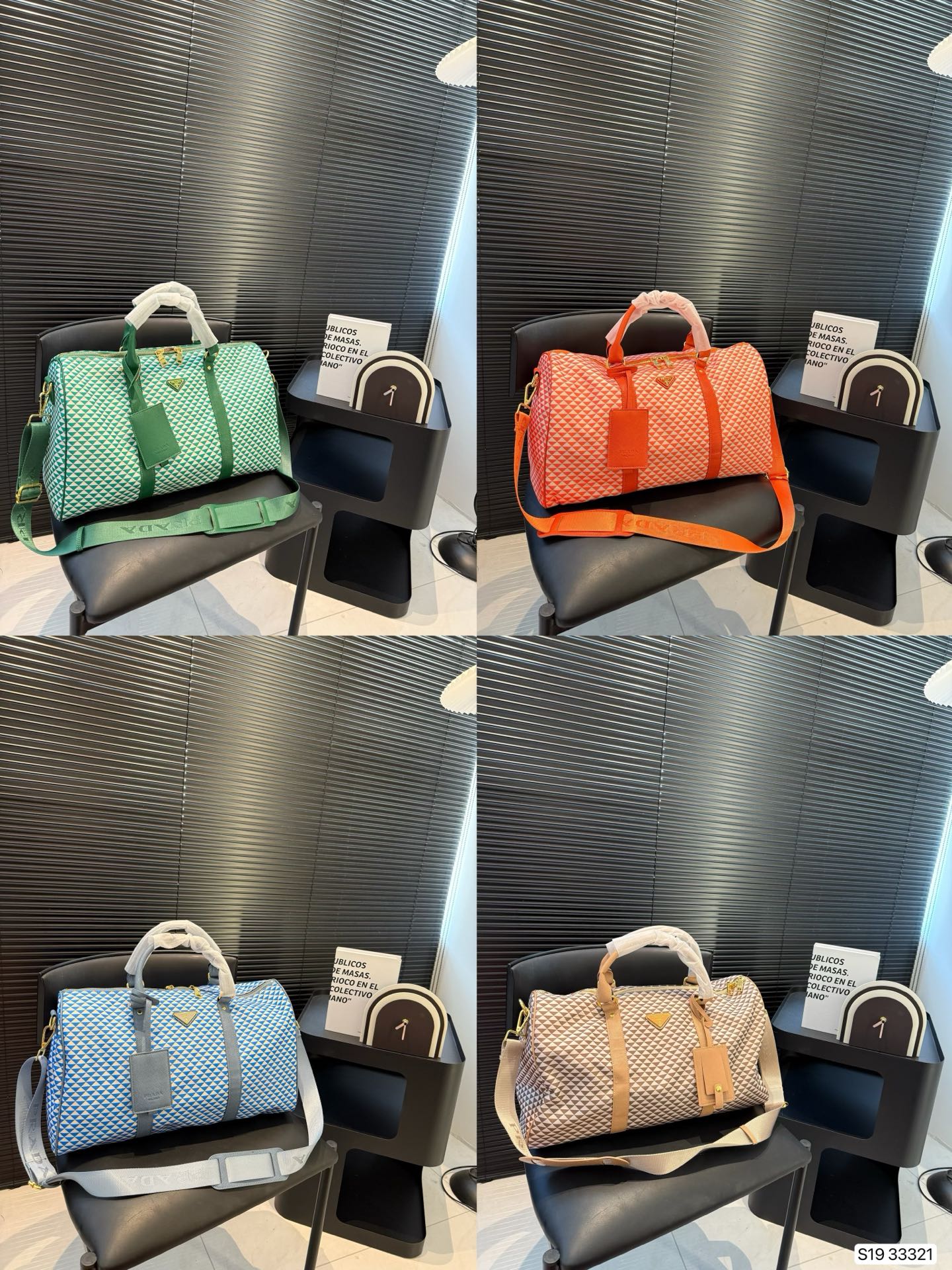 【PRADA公式旗艦店】プラダ 旅行バッグトラベルバッグ 33321-BRAND OFF