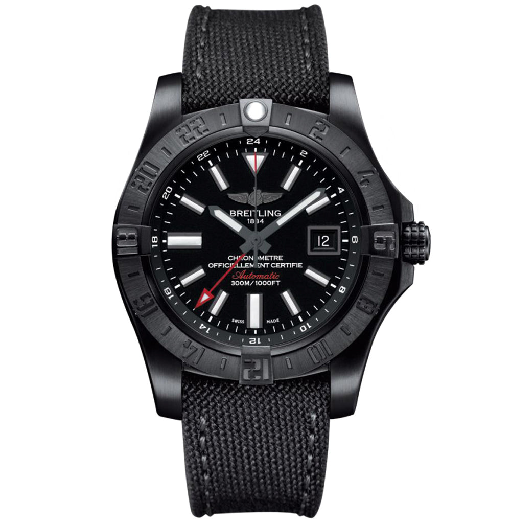 ブライトリング アベンジャーII GMT ブラックスチールM329B04MMA-BRAND OFF