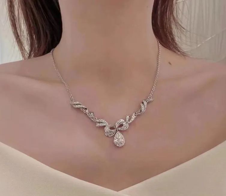【DIOR】ネックレス、新しいネックレス万能シンプルファッションオーナメント-BRAND OFF