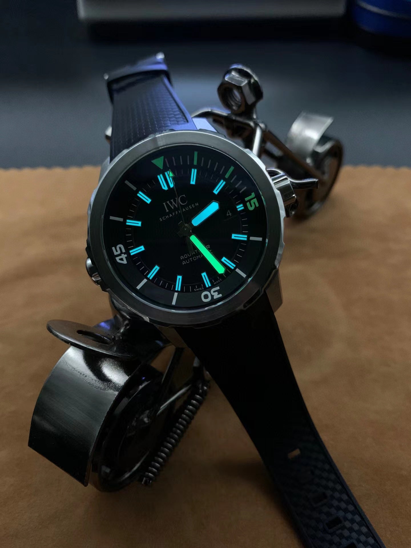 IWC アクアタイマー・オートマティック ブラック IW328802-BRAND OFF