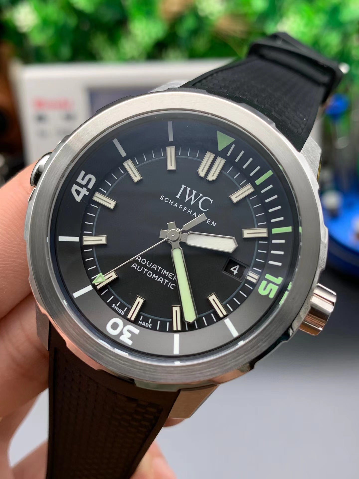 IWC アクアタイマー・オートマティック ブラック IW328802-BRAND OFF