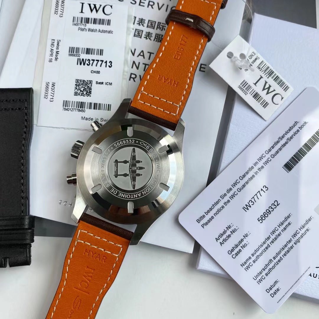 IWC パイロットウォッチクロノグラフ アントワーヌ･ド･サンテグジュペリ IW377713-BRAND OFF