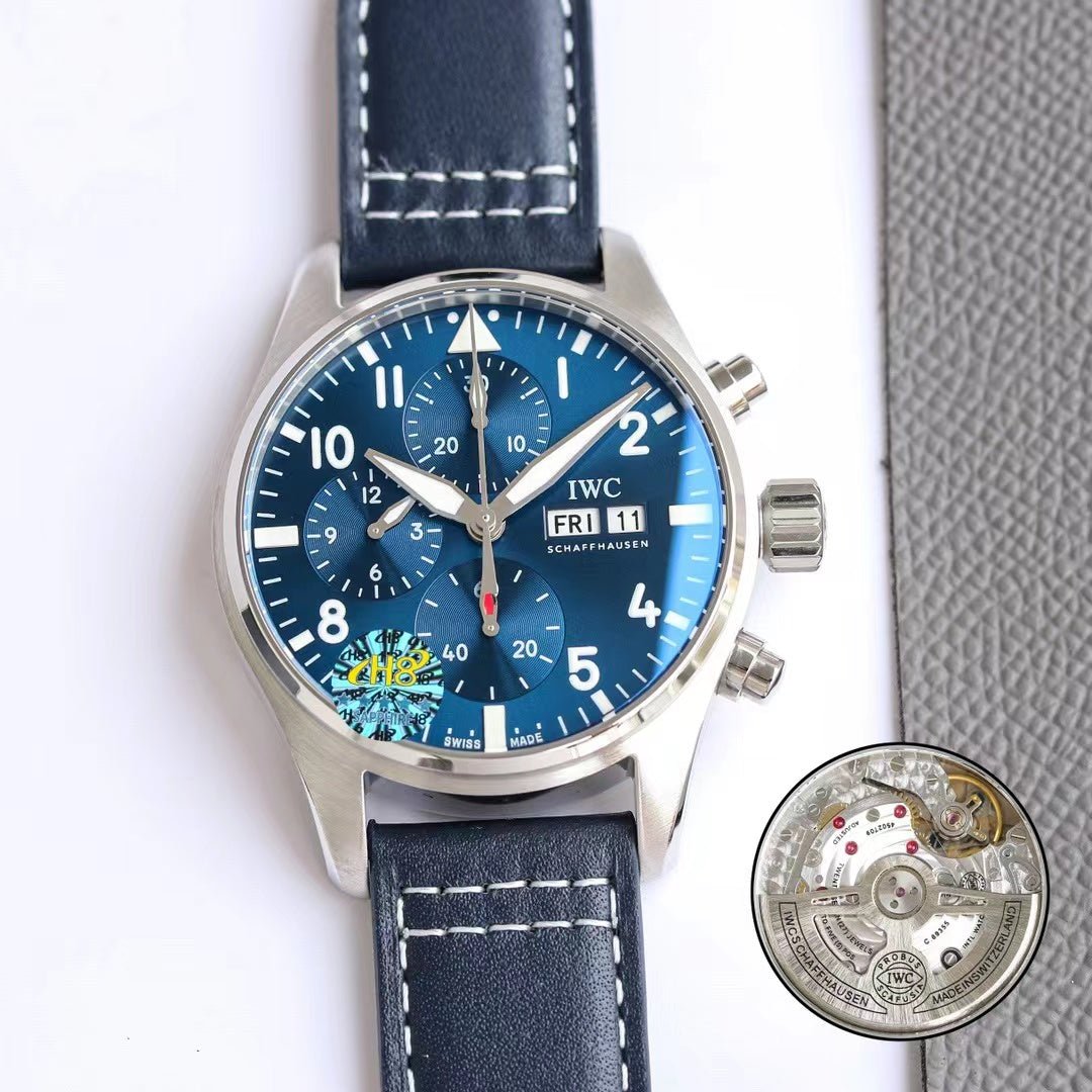 IWC パイロットウォッチ クロノグラフ IW378003 ブルー-BRAND OFF