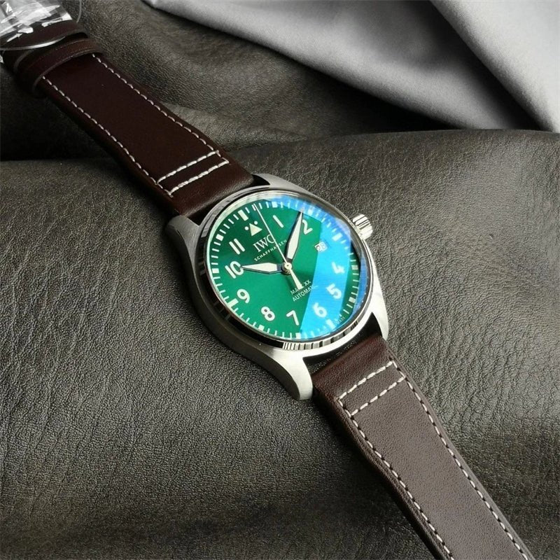 IWC パイロットウォッチ マーク XX IW328205 グリーン文字盤-BRAND OFF