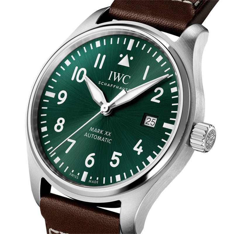 IWC パイロットウォッチ マーク XX IW328205 グリーン文字盤-BRAND OFF