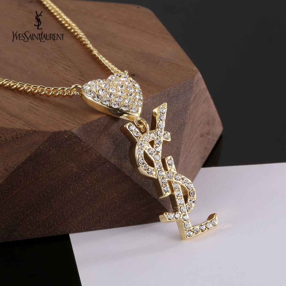 【2026】【YSL SAINT LAURENT  】サンローラン ネックレス、新しいネックレス万能シンプルファッションオーナメント-BRAND OFF