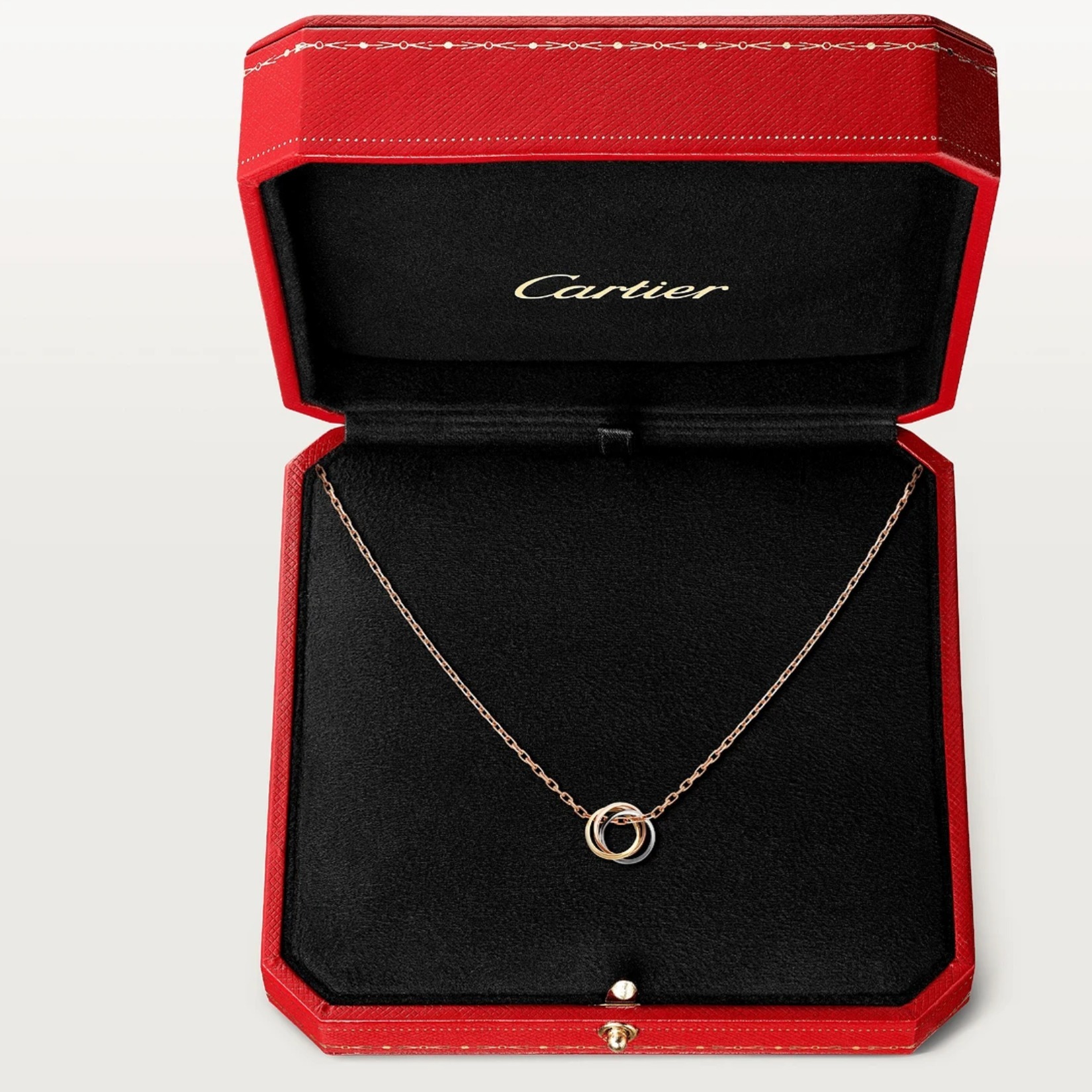 大人気！【カルティエ】ギフトに◎ トリニティ ネックレス 18K-BRAND OFF