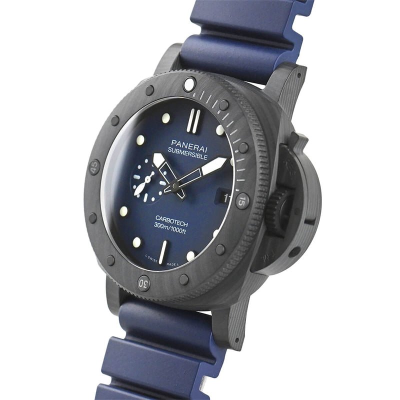 パネライ サブマーシブル クアランタ クアトロ カーボテック ブルー アビッソ PAM01232-BRAND OFF
