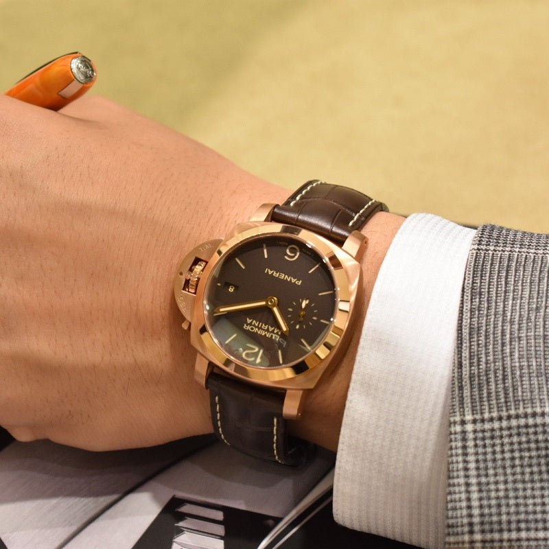 PANERAI オフィチーネ パネライ ルミノールマリーナ 3Days ORO ROSSO 42mm PAM00393-BRAND OFF
