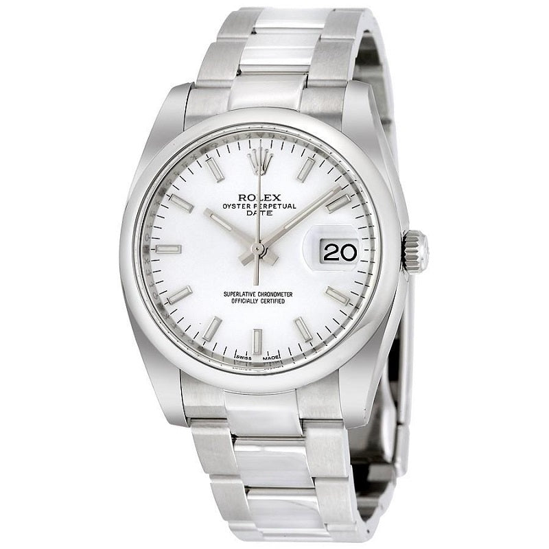 ROLEX ロレックス オイスターパーペチュアル&デイト 115200 ホワイト-BRAND OFF
