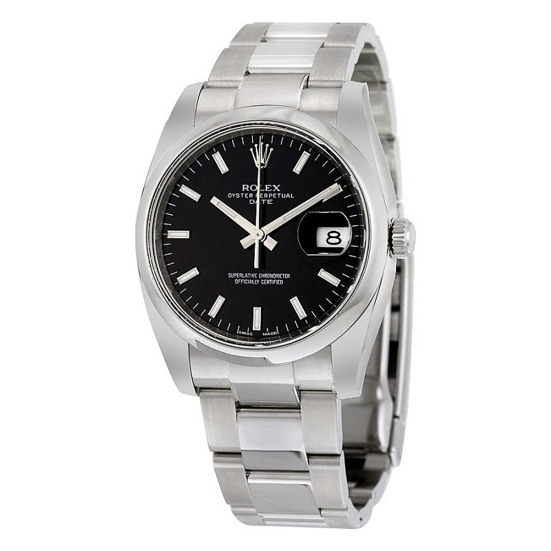 ROLEX ロレックス オイスターパーペチュアル&デイト 115200 ブラック-BRAND OFF