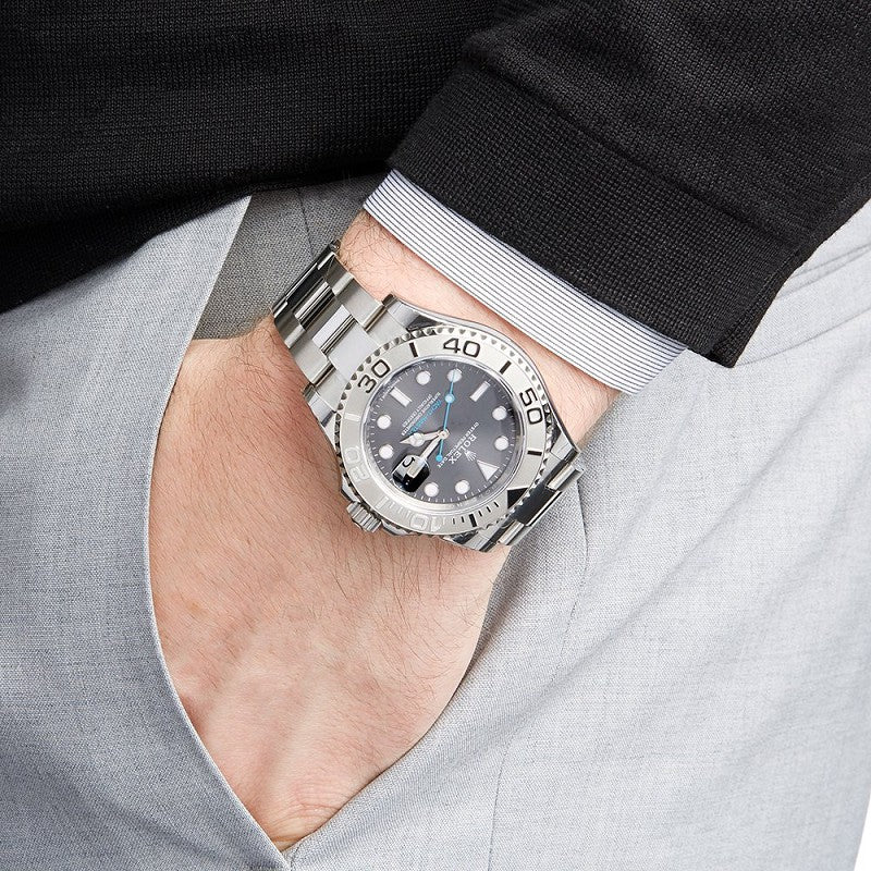 ROLEX ロレックス ヨットマスター 116622 ダークロジウム ランダムシリアル-BRAND OFF