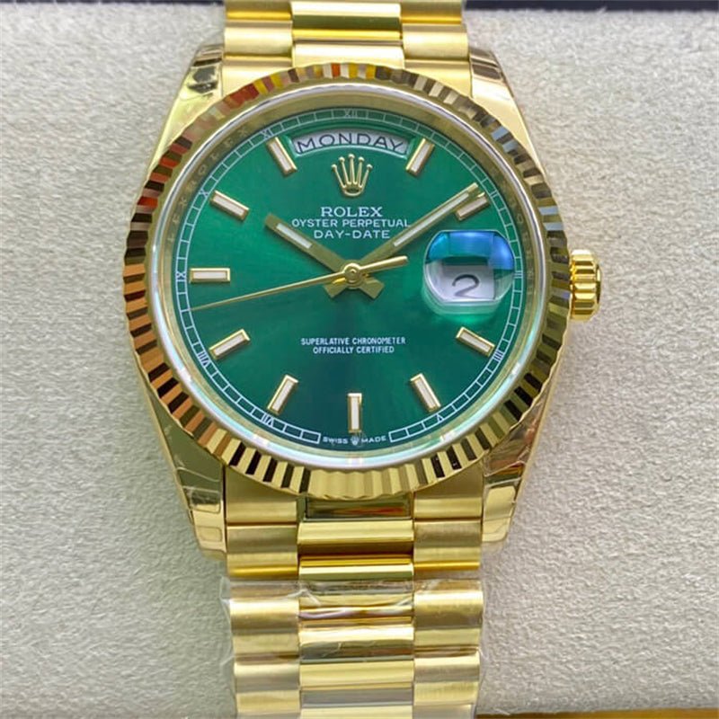 ロレックス ROLEX デイデイト 36 118238 グリーン文字盤-BRAND OFF