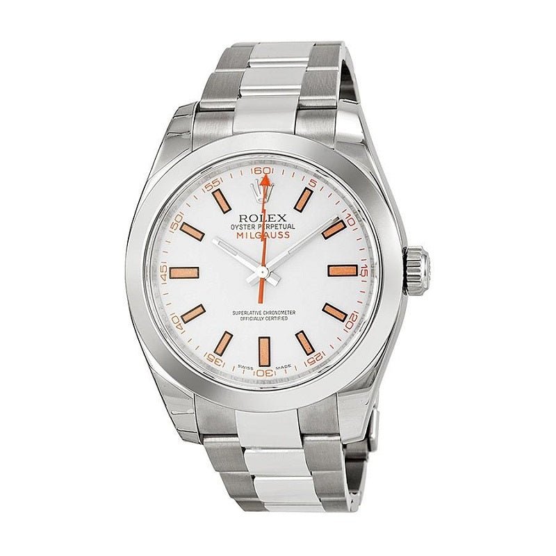 ロレックス ミルガウス ランダム ホワイト ROLEX MILGAUSS 116400-BRAND OFF