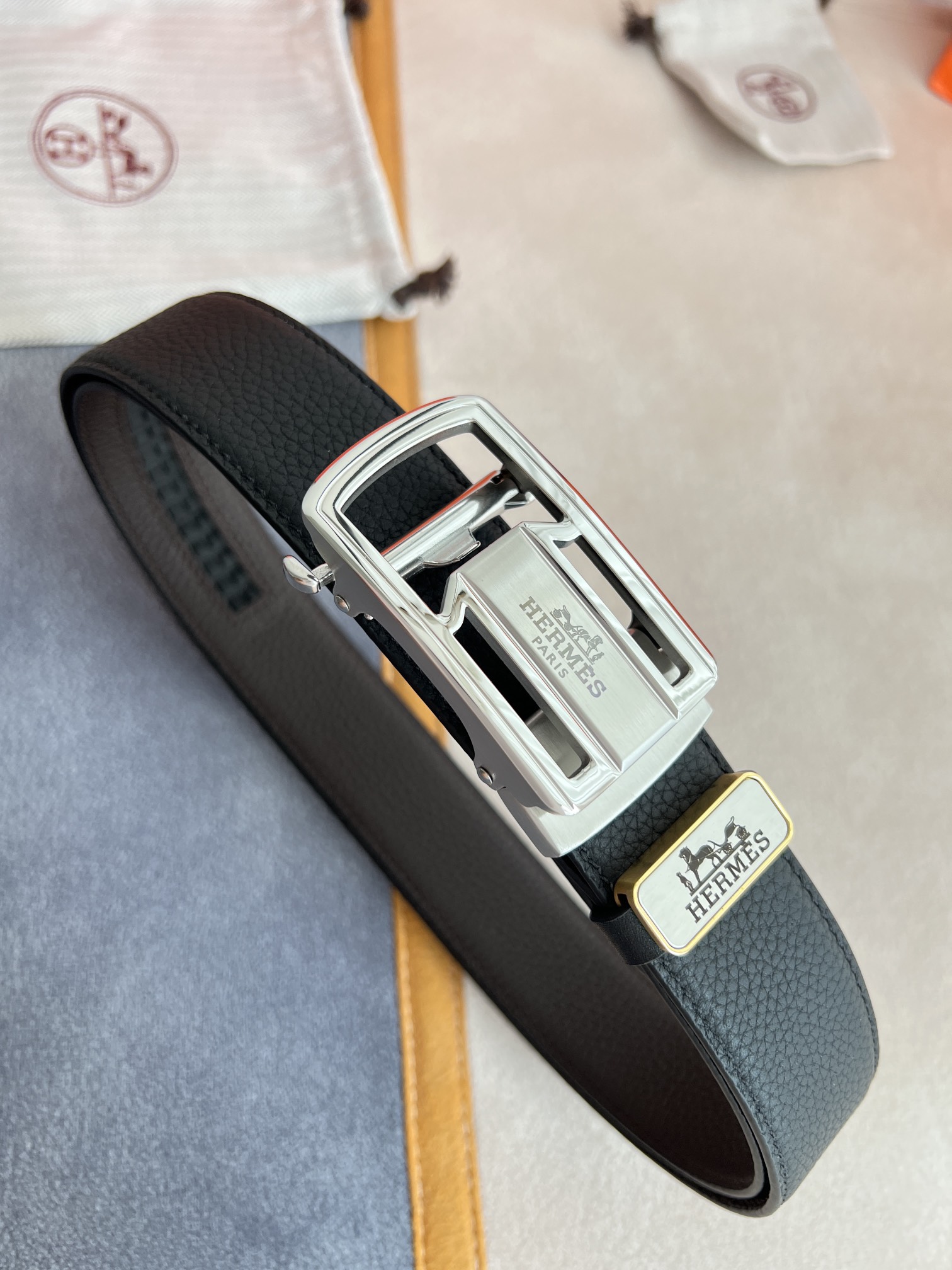 【HERMES】(エルメス) 3.5CM ベルト メンズ-BRAND OFF