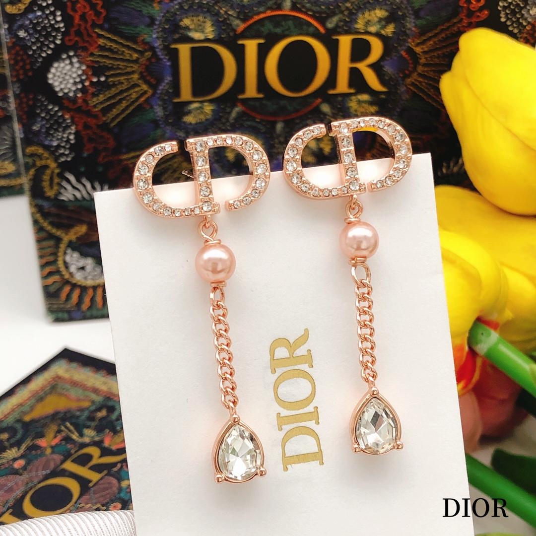 【2026】【DIOR】ディオール  ファッションスタイルのイヤリング-BRAND OFF