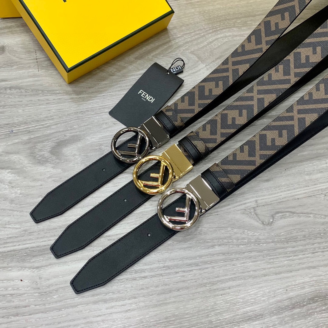 【FENDI】(フェンディ) 3.5cmベルト メンズ-BRAND OFF