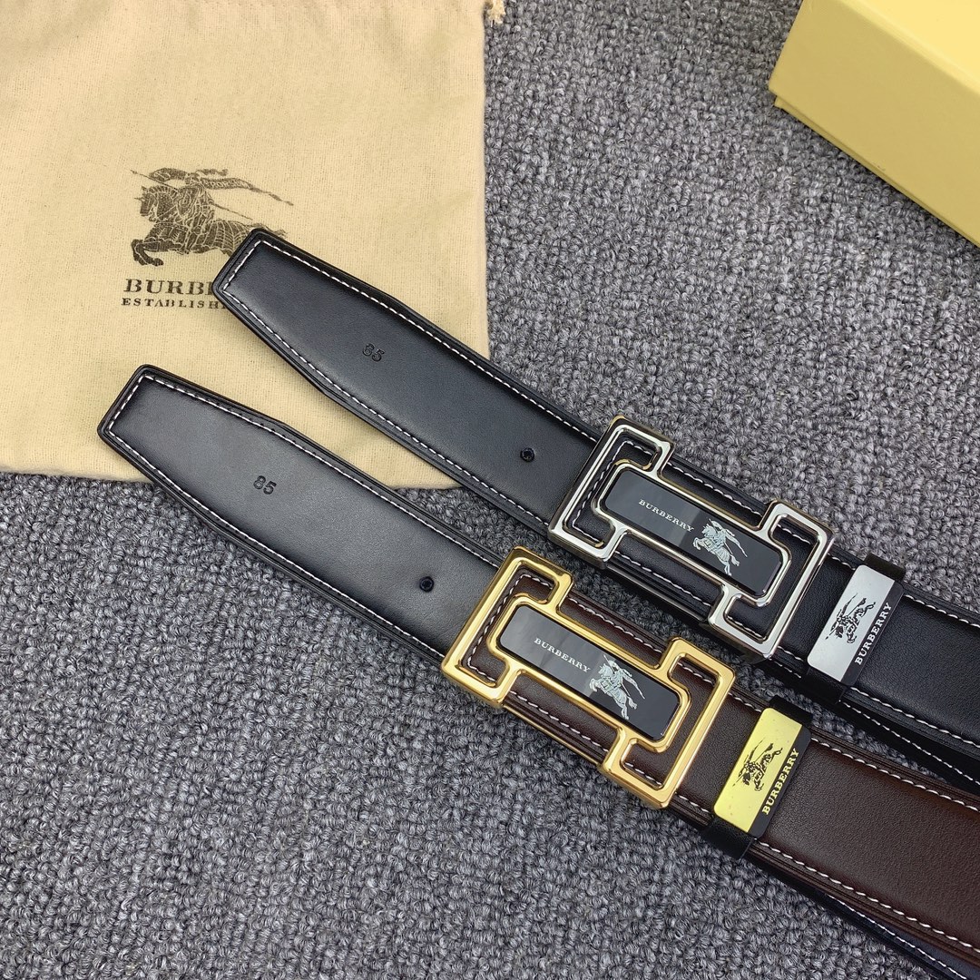 【2026】【BURBERRY 】(バーバリー) 3.8cmベルト メンズ-BRAND OFF