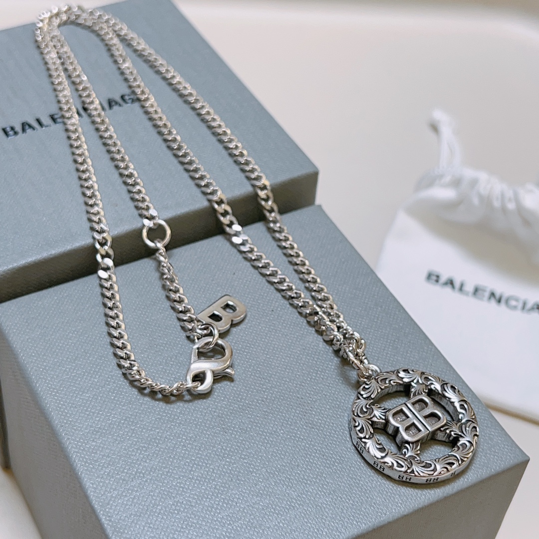 【BALENCIAGA 】ネックレス、新しいネックレス万能シンプルファッションオーナメント-BRAND OFF