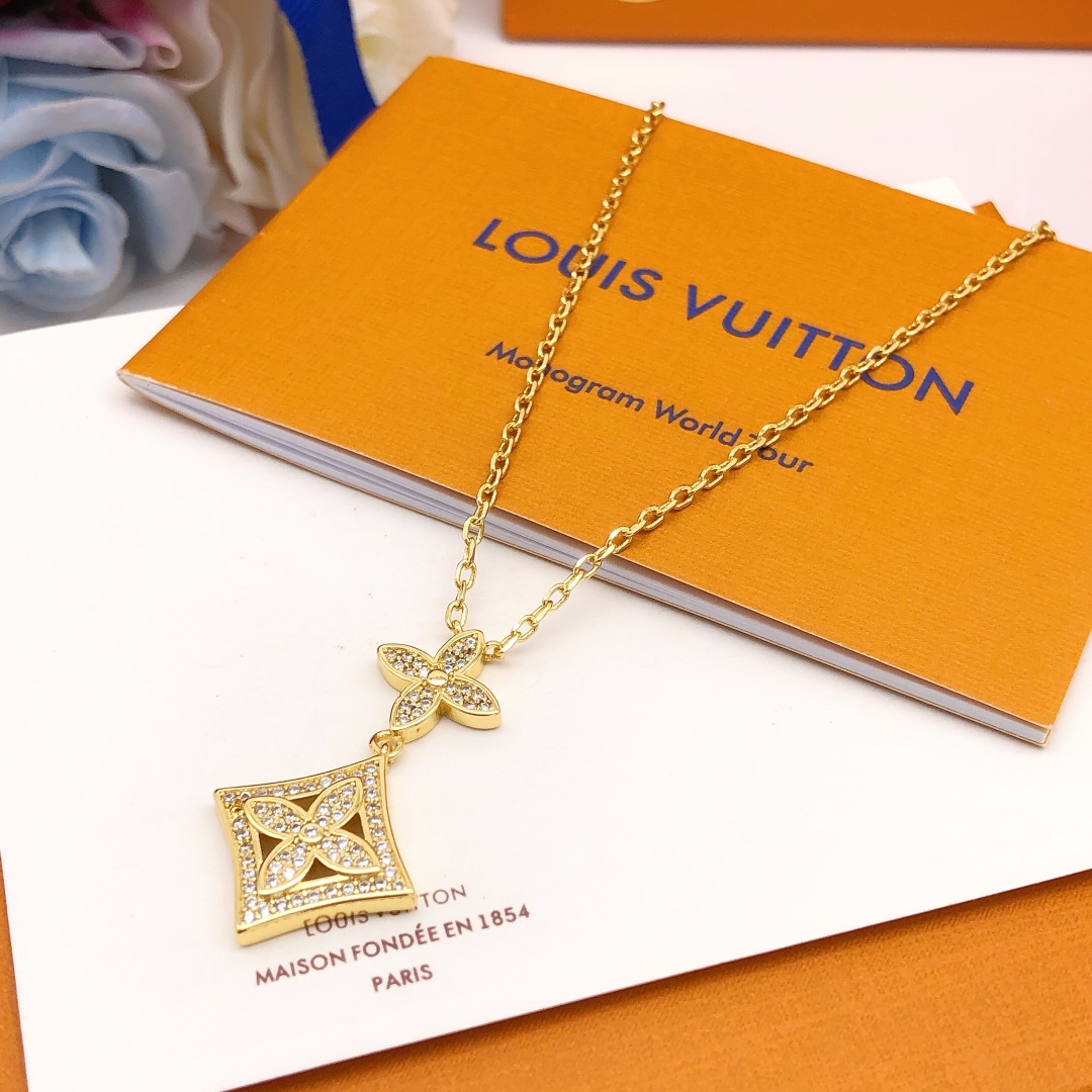【2026】【LOUIS VUITTON】ネックレス、新しいネックレス万能シンプルファッションオーナメント-BRAND OFF