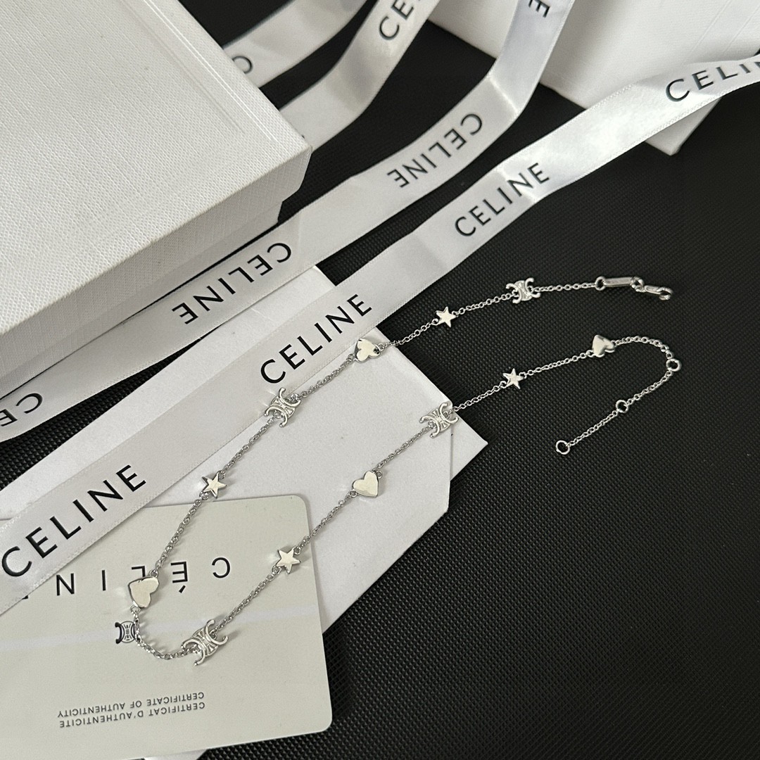 【CELINE】ネックレス、新しいネックレス万能シンプルファッションオーナメント-BRAND OFF