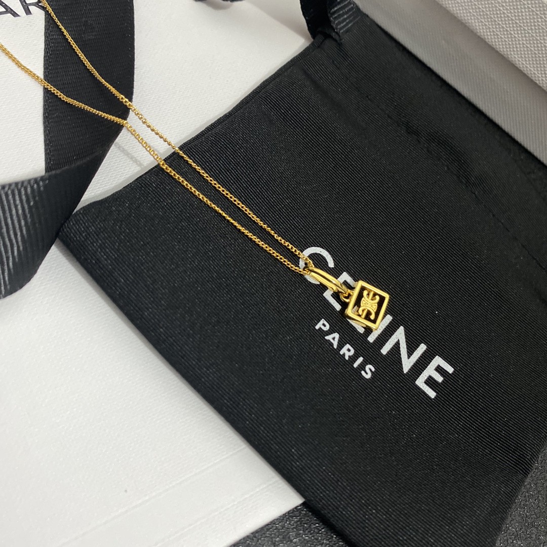 【CELINE】ネックレス、新しいネックレス万能シンプルファッションオーナメント-BRAND OFF