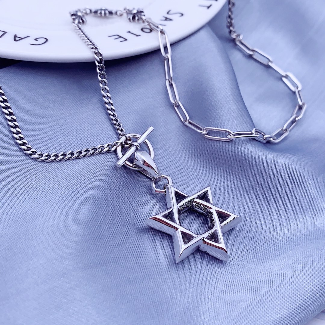 【2026】【CHROME HEARTS】ネックレス、新しいネックレス万能シンプルファッションオーナメント-BRAND OFF