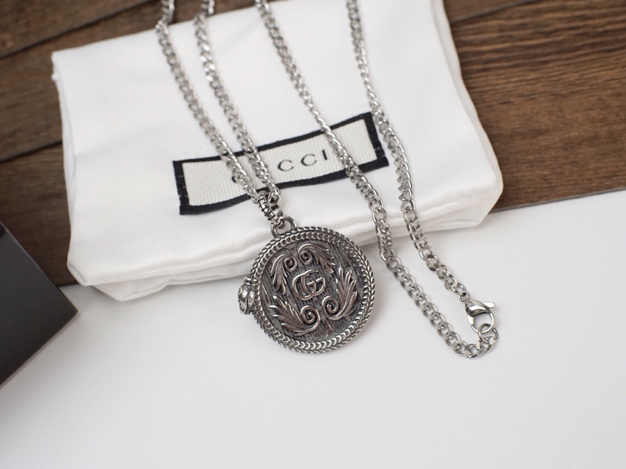 【GUCCI】ネックレス、新しいネックレス万能シンプルファッションオーナメント-BRAND OFF