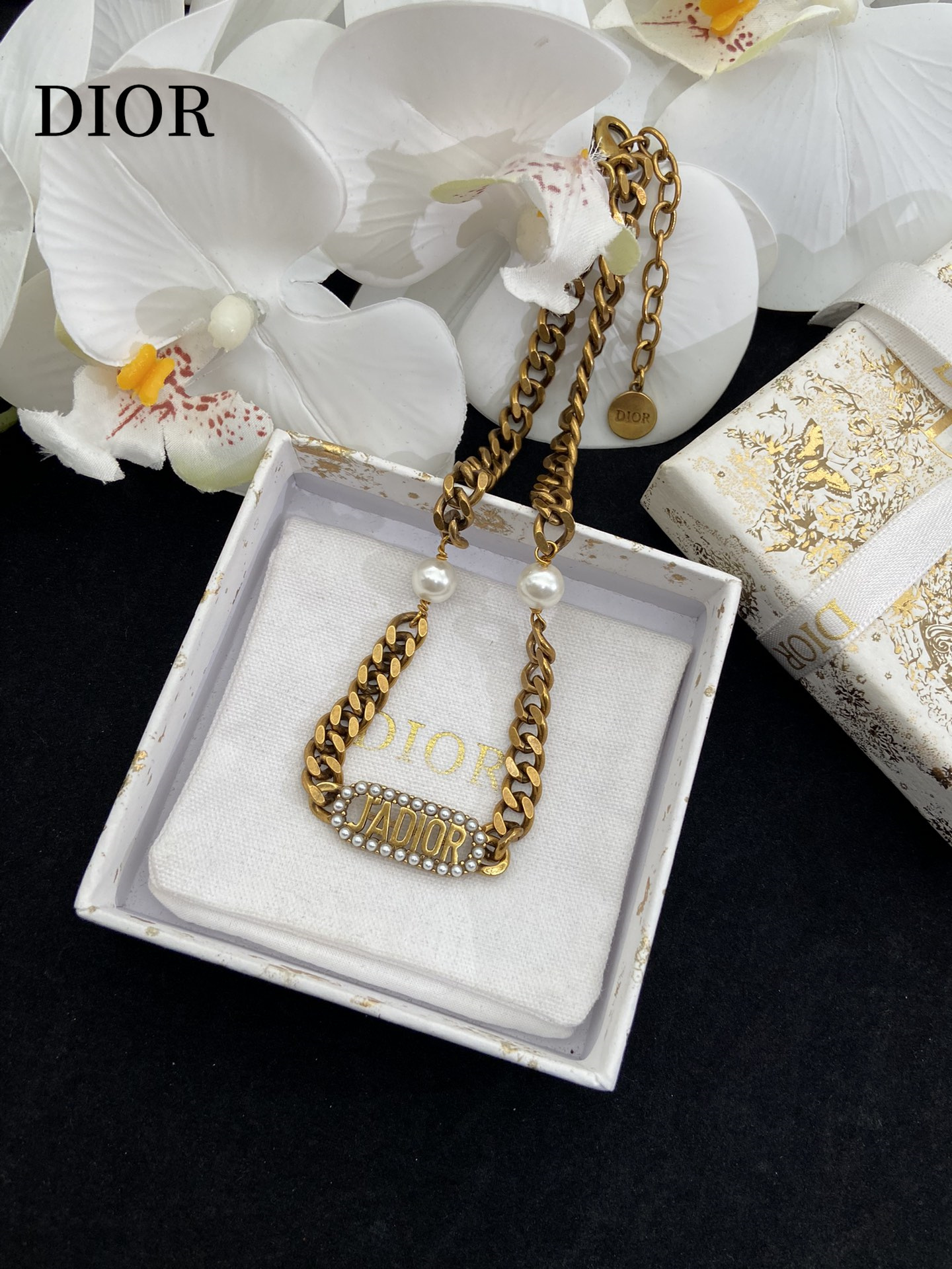 【DIOR】ネックレス、新しいネックレス万能シンプルファッションオーナメント-BRAND OFF