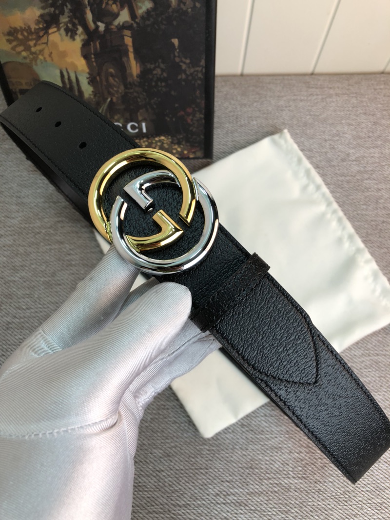 【 GUCCI】(クッチ)  3.8cm   ベルト メンズ-BRAND OFF