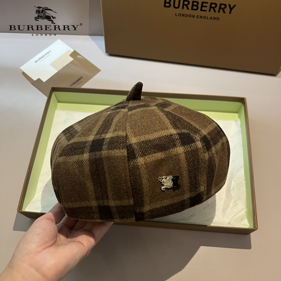 【2026】(BURBERRY) バーバリー ベレー帽-BRAND OFF