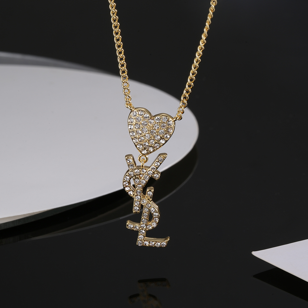 【2026】【YSL SAINT LAURENT  】サンローラン ネックレス、新しいネックレス万能シンプルファッションオーナメント-BRAND OFF