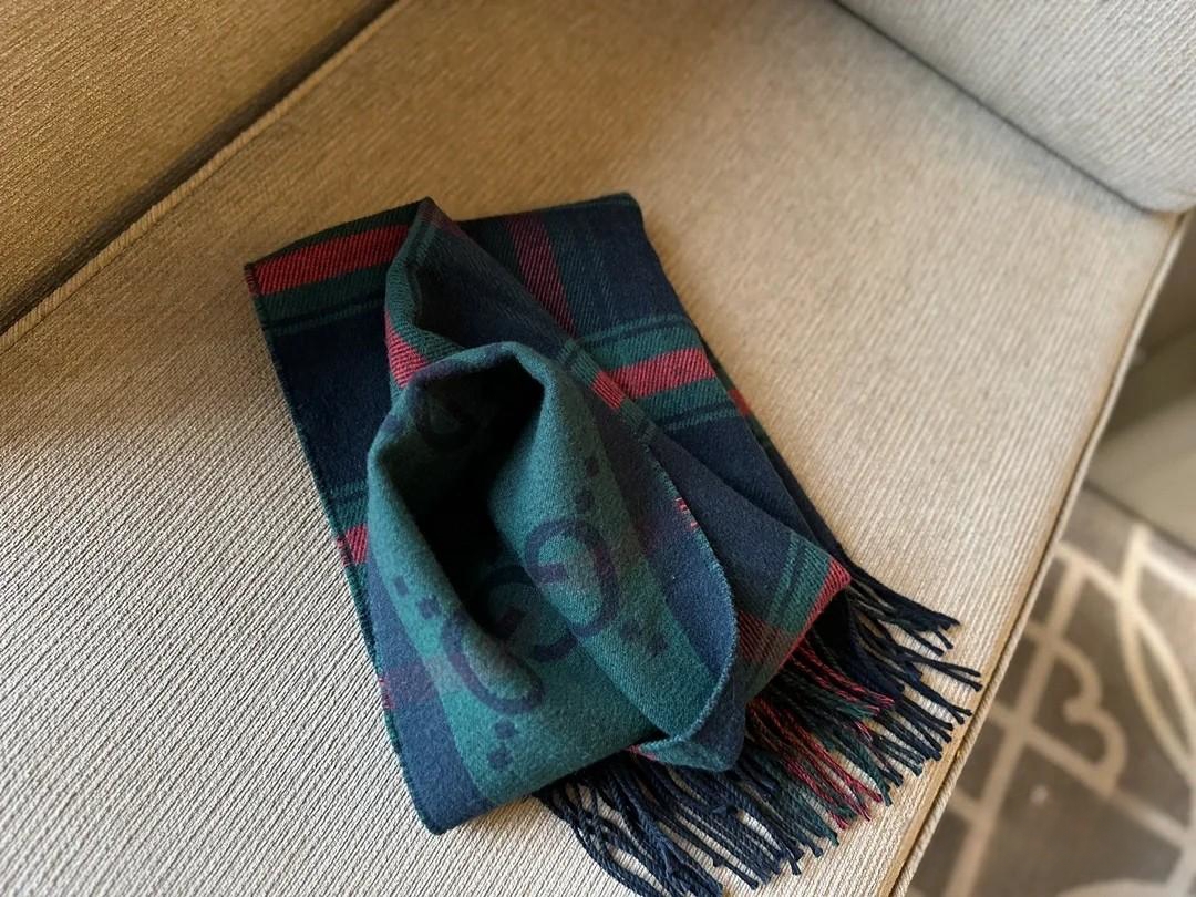 【2026】【GUCCI グッチ】スカーフ190*33CM-BRAND OFF