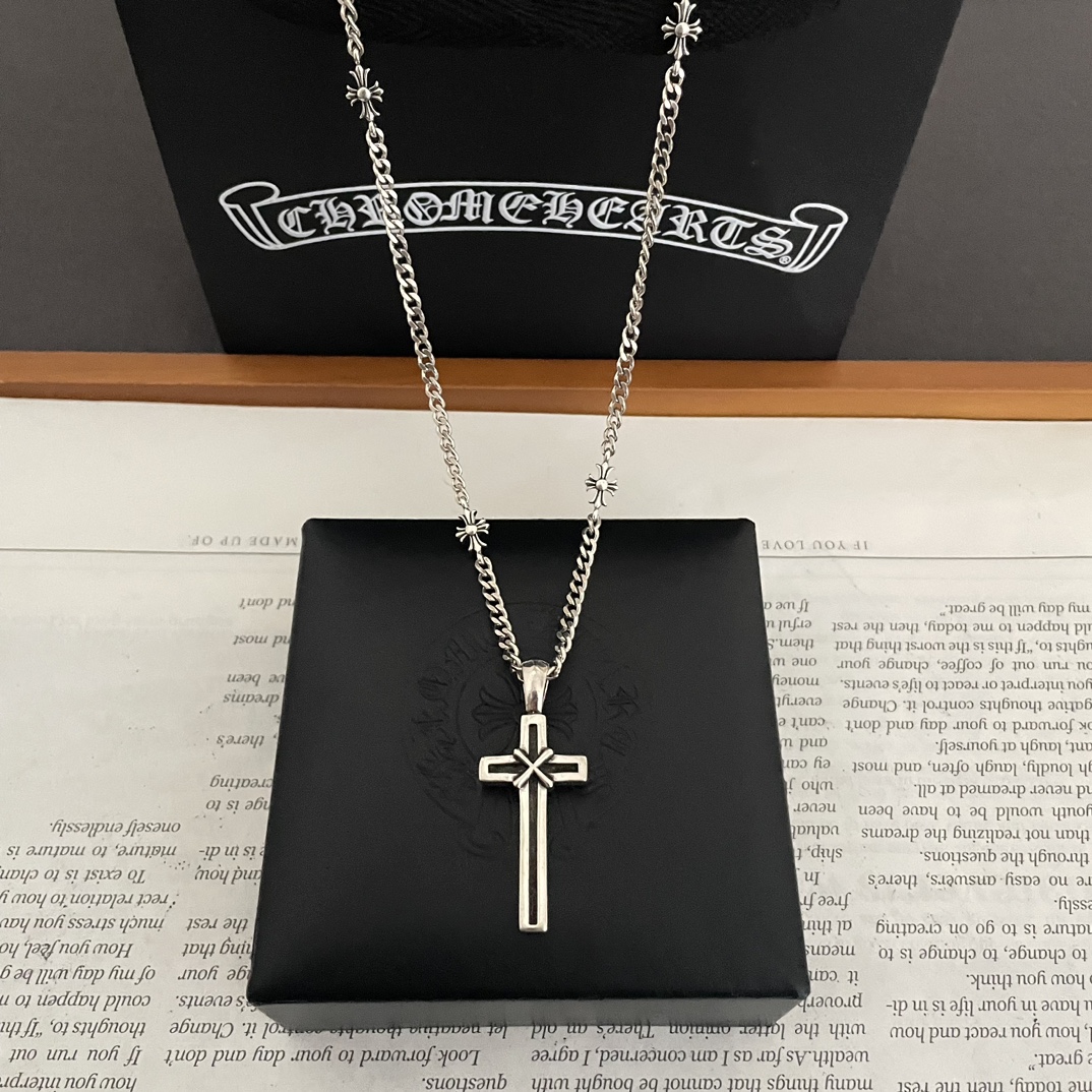 【Chrome Hearts】ネックレス、新しいネックレス万能シンプルファッションオーナメント-BRAND OFF