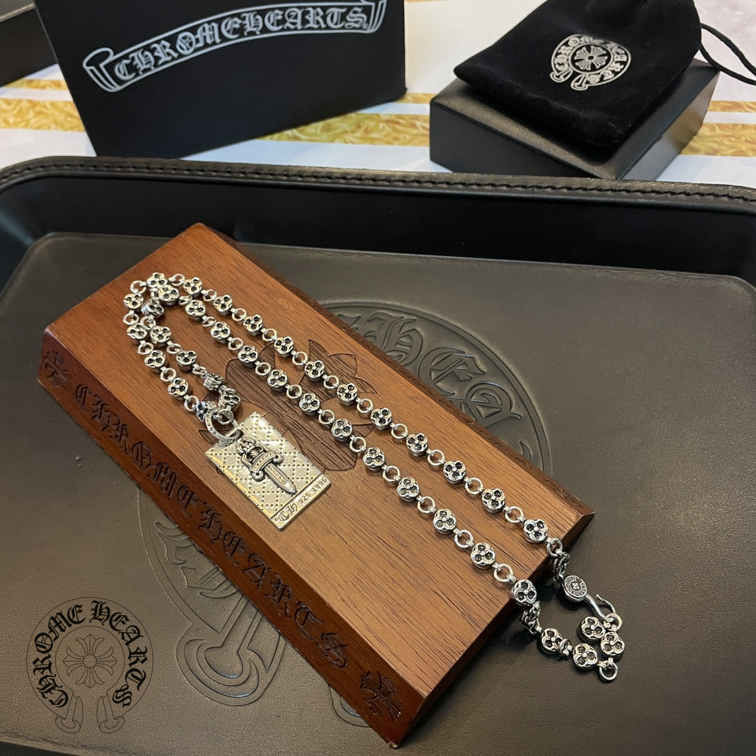 【CHROME HEARTS】ネックレス、新しいネックレス万能シンプルファッションオーナメント-BRAND OFF