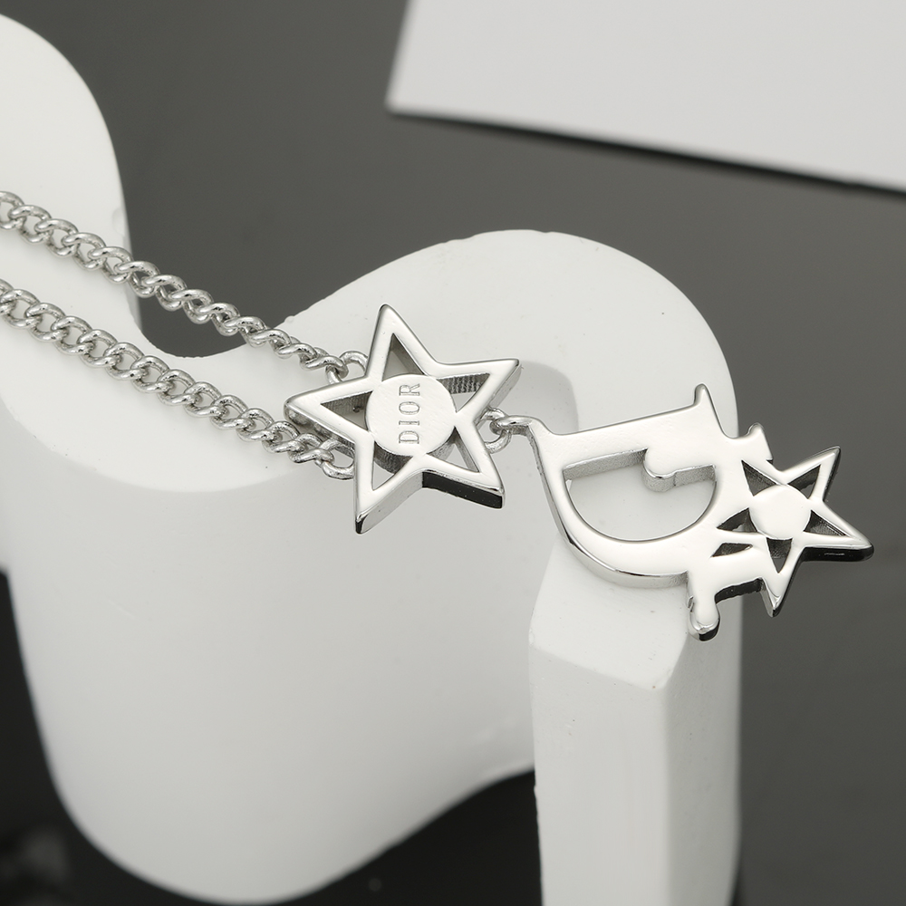【DIOR】ネックレス、新しいネックレス万能シンプルファッションオーナメント-BRAND OFF