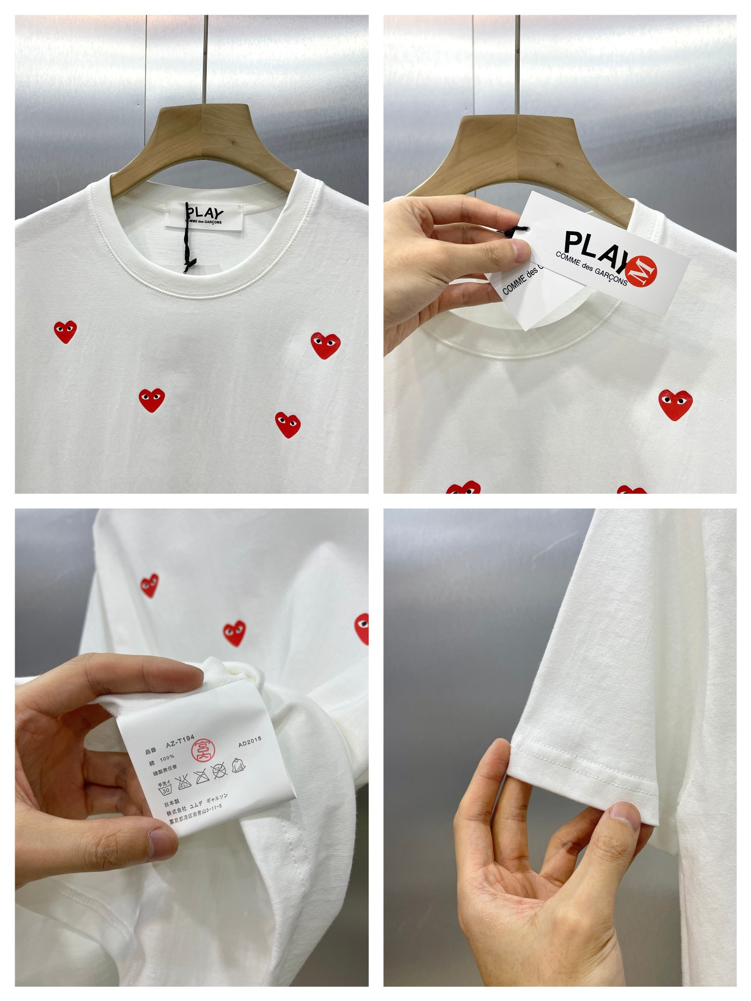 CDGP 【COMME DES GARCONS PLAY 公式旗艦店】 コム デ ギャルソン プレイ   Tシャツご好評に付き再入荷！-BRAND OFF