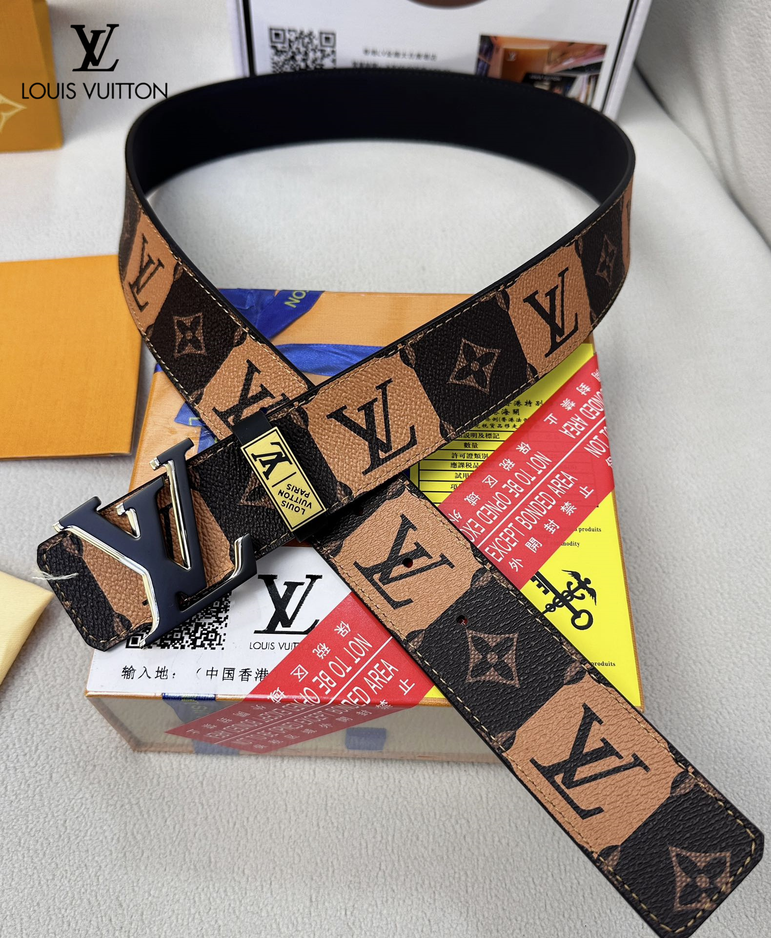 【2026】【LOUIS VUITTON】(ルイヴィトン) 3.8cmベルト メンズ-BRAND OFF