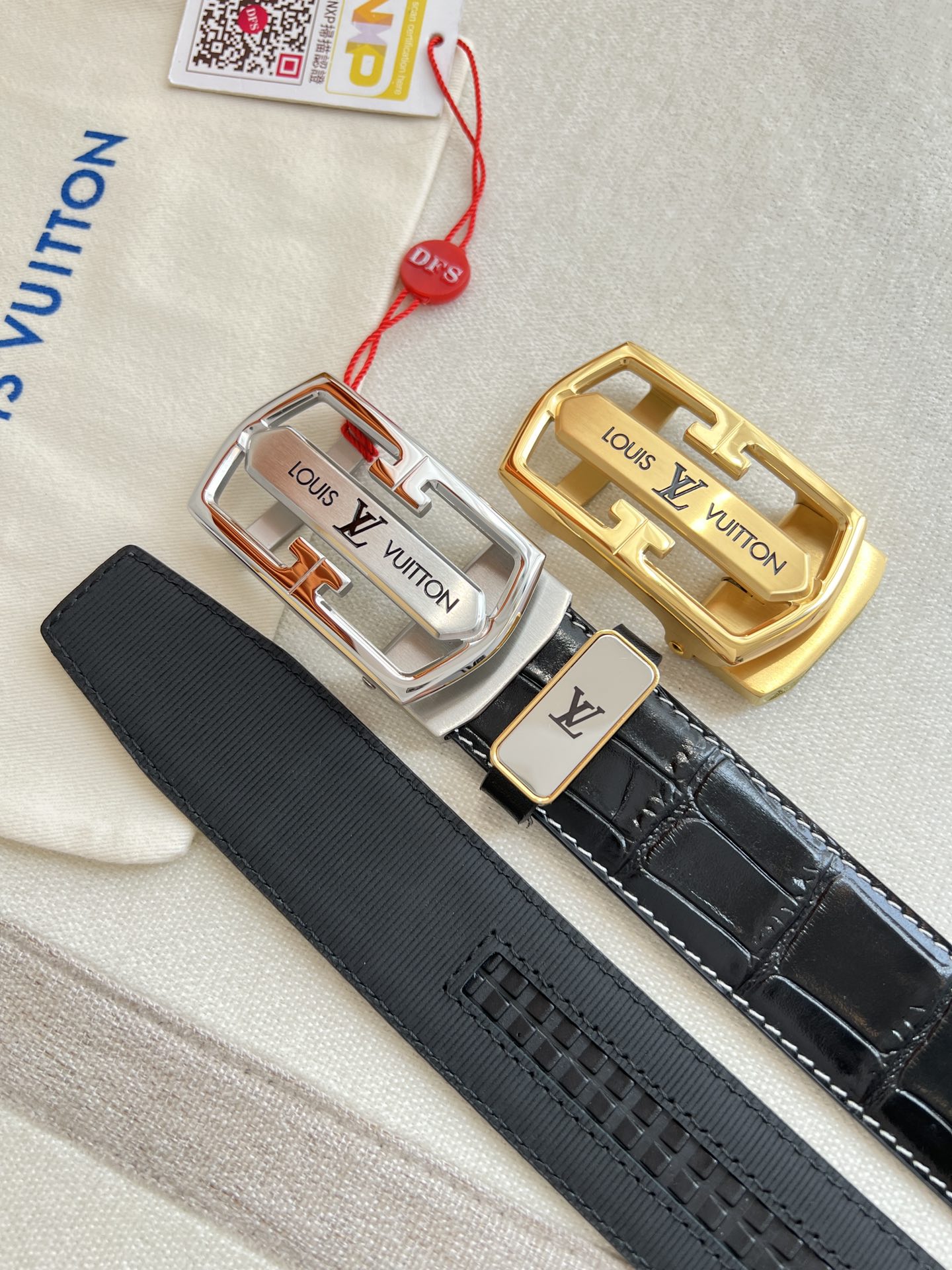 【LOUIS VUITTON】(ルイヴィトン) 3.5cmベルト メンズ-BRAND OFF