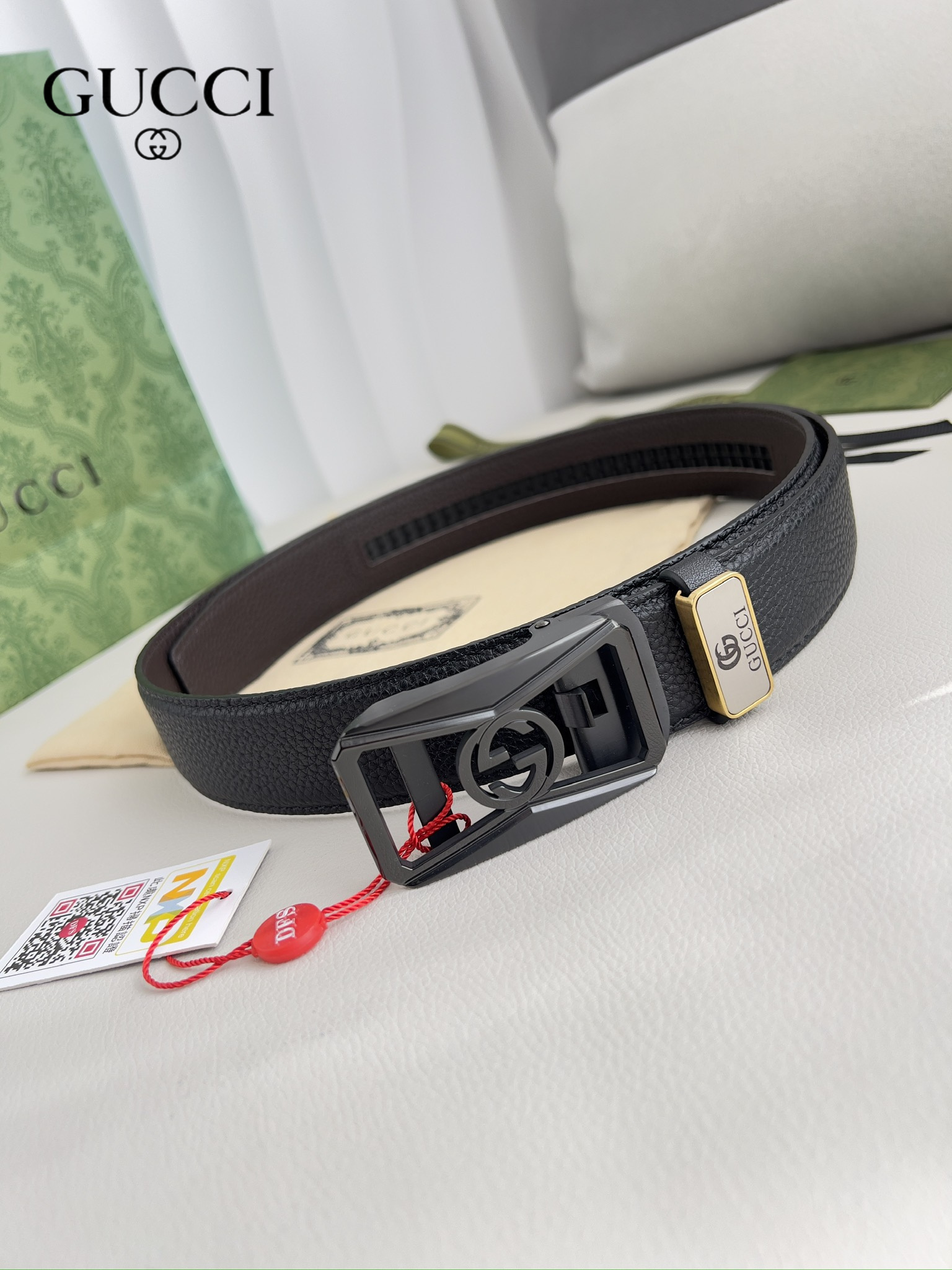 【GUCCI】(グッチ) 3.5cmベルト メンズ-BRAND OFF