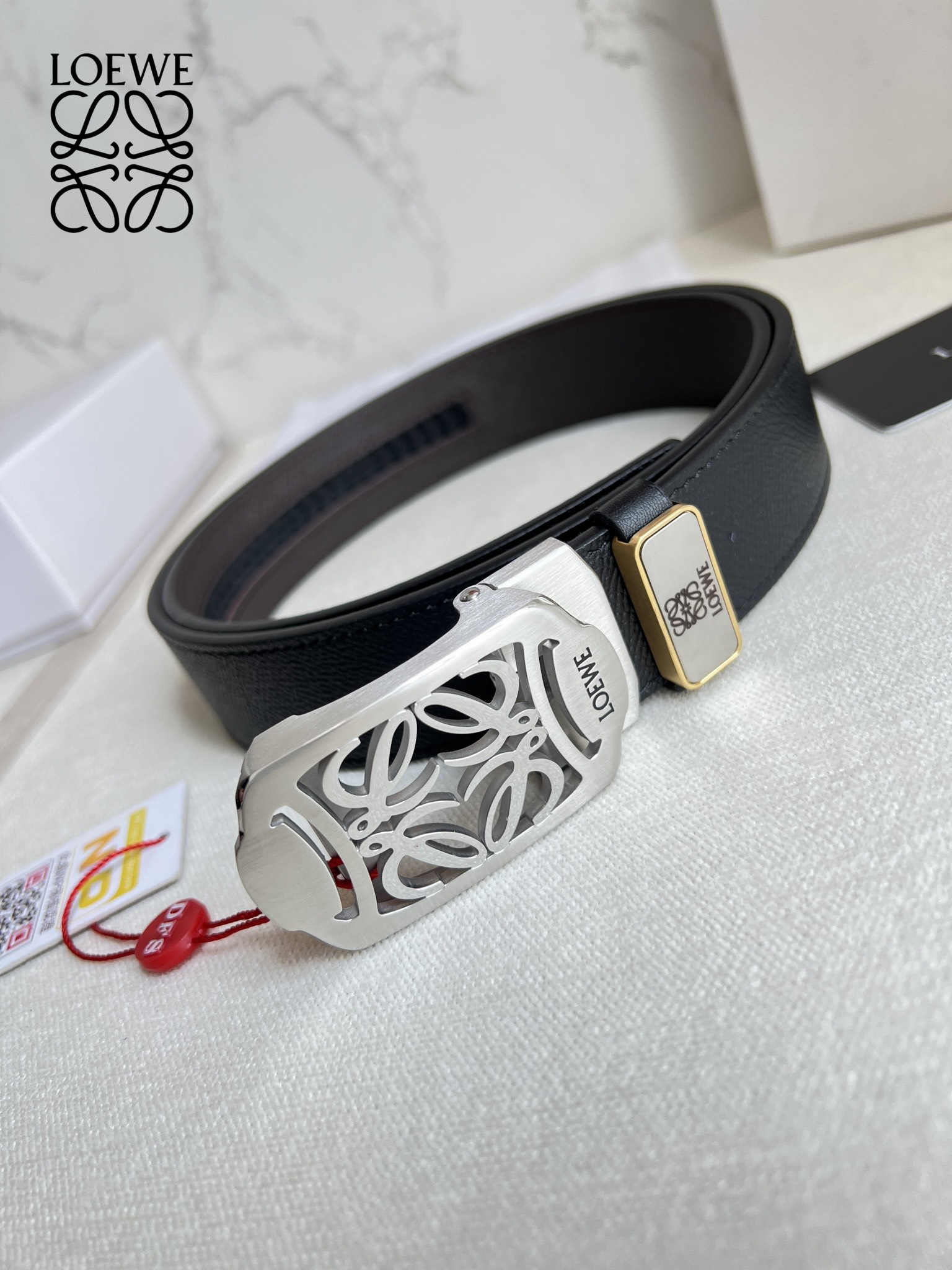 【2026】【LOEWE】(ロエベ) 3.5cmベルト メンズ-BRAND OFF