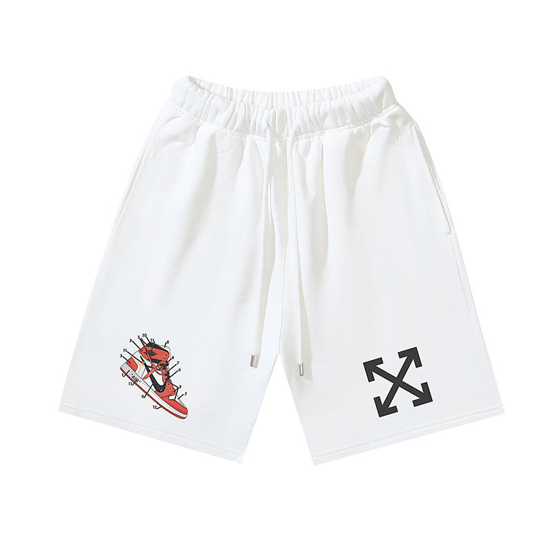 【OFF-WHITE 公式旗艦店】オフホワイト   ショートパンツ  ご好評に付き再入荷！24629-BRAND OFF